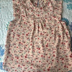 Floral Sleeveless Top